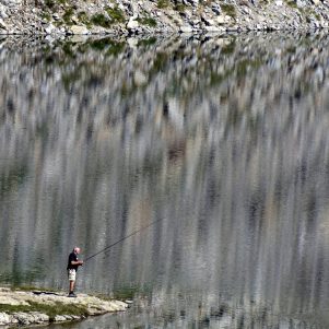 Pescatore sul lago di Marco Zurla