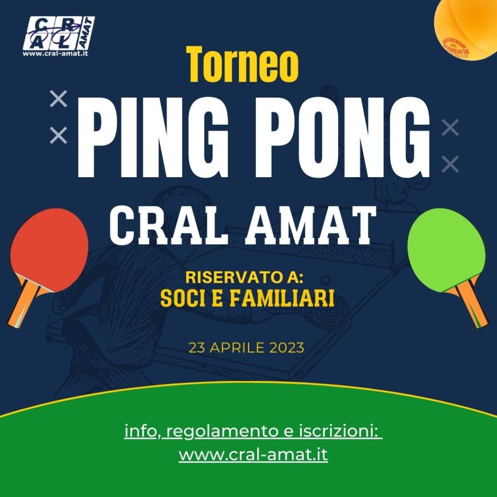 Torneo Ping Pong Cral Amat 2023